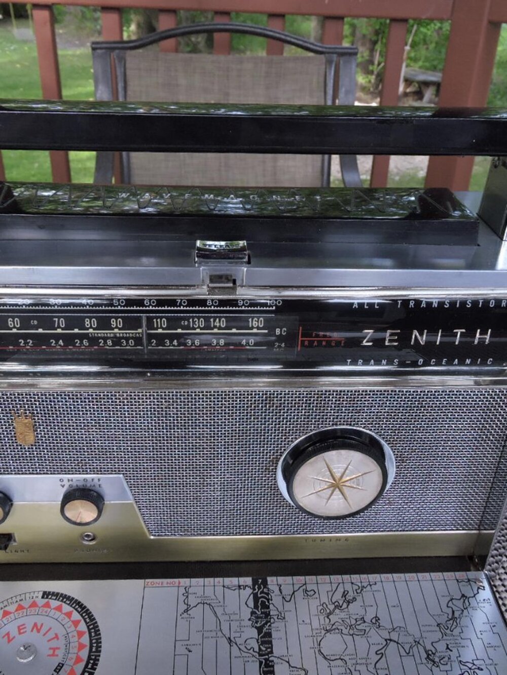 For "Buyer L## 4##" Vintage Zenith Transoceanic 1000D MW & 7 SW Bands E.C.